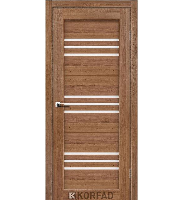 Двері міжкімнатні Корфад/ Korfad FL-05 Дуб браш (скло сатин)