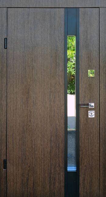 Вхідні двері STRAJ LUX Smart Street PF Rio-S, Дуб, вуличні (Страж серія Пруф)