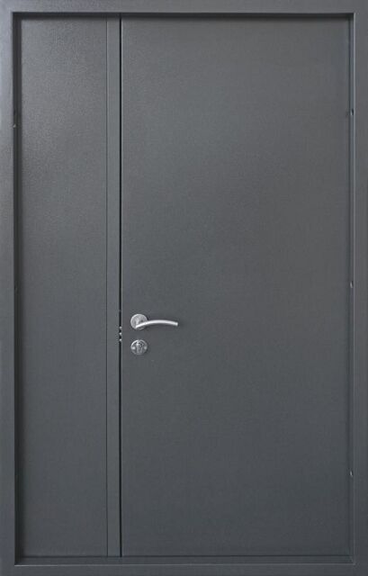 Входные двери STRAJ TECHNO-DOOR Графит 1200, уличные (Страж серия ТЕХНО)