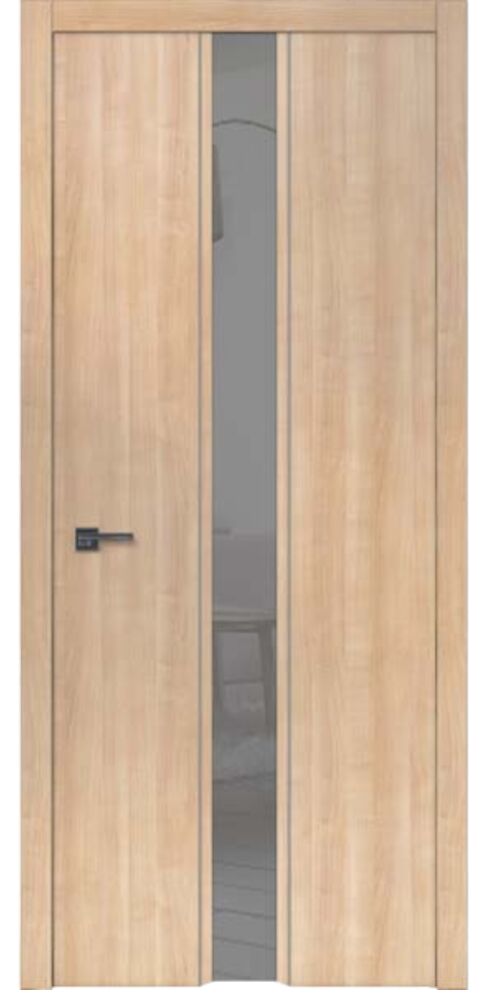 Двери межкомнатные Wakewood Forte plus 04 Тик светлый, стекло сатин