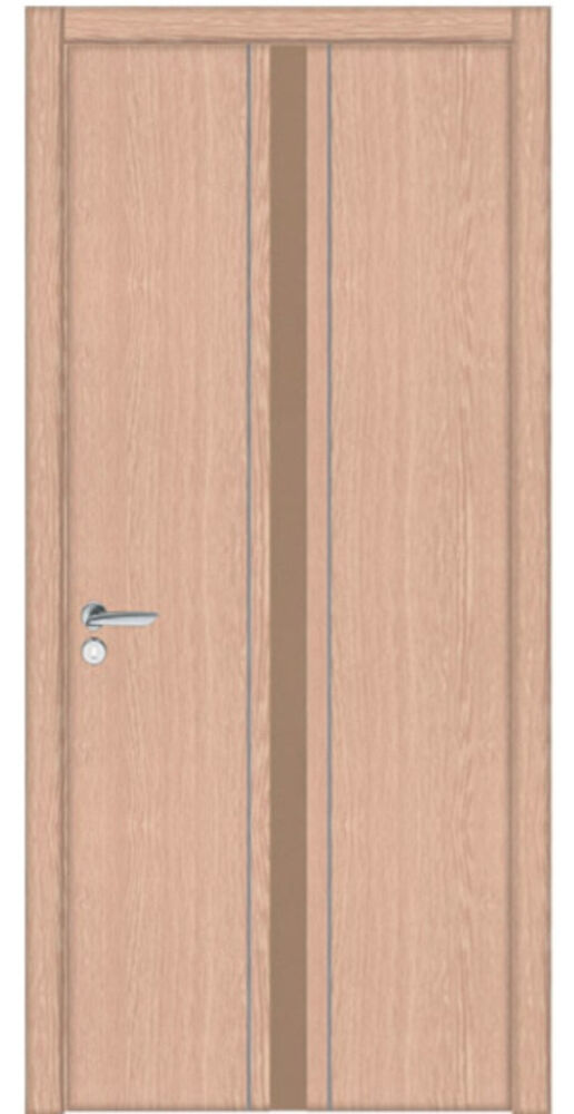 Двери межкомнатные Wakewood Forte clear 03 Тик светлый, стекло сатин