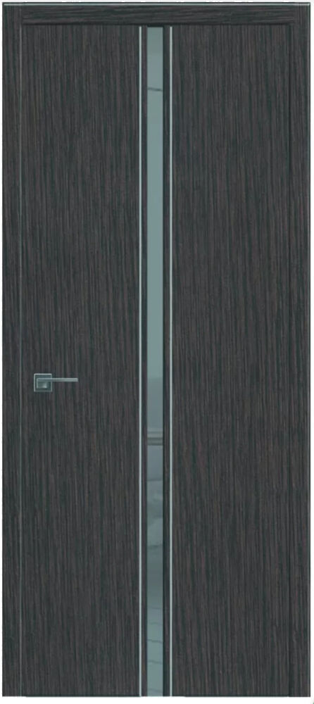 Двери межкомнатные Wakewood Forte clear 03 Венге магия, стекло сатин