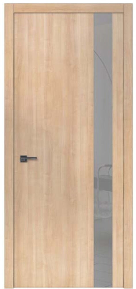 Двери межкомнатные Wakewood Forte clear 05 Тик светлый, стекло сатин