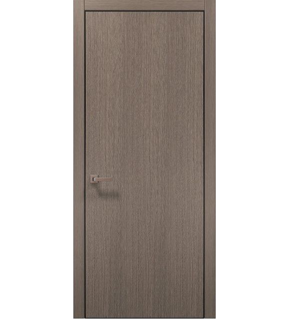 Двері міжкімнатні Папа Карло Plato PL-01 Дуб сірий ПП (глухі-щитові)