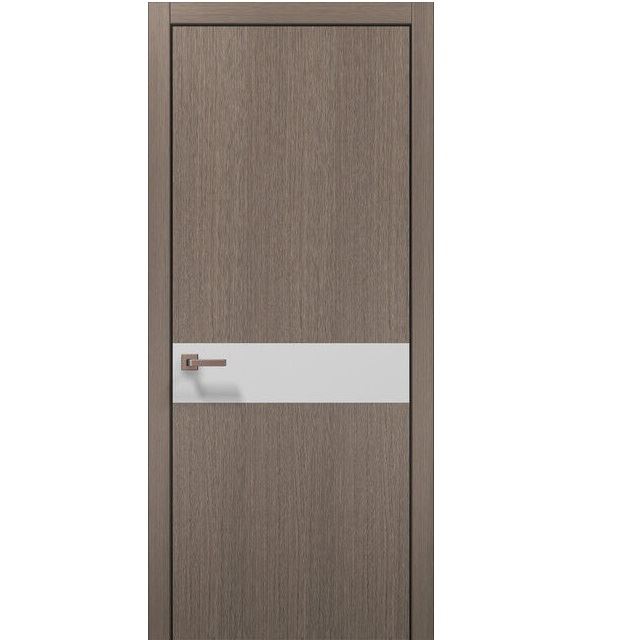 Двері міжкімнатні Папа Карло Plato PL-03 Дуб сірий ПП (глухі-щитові)
