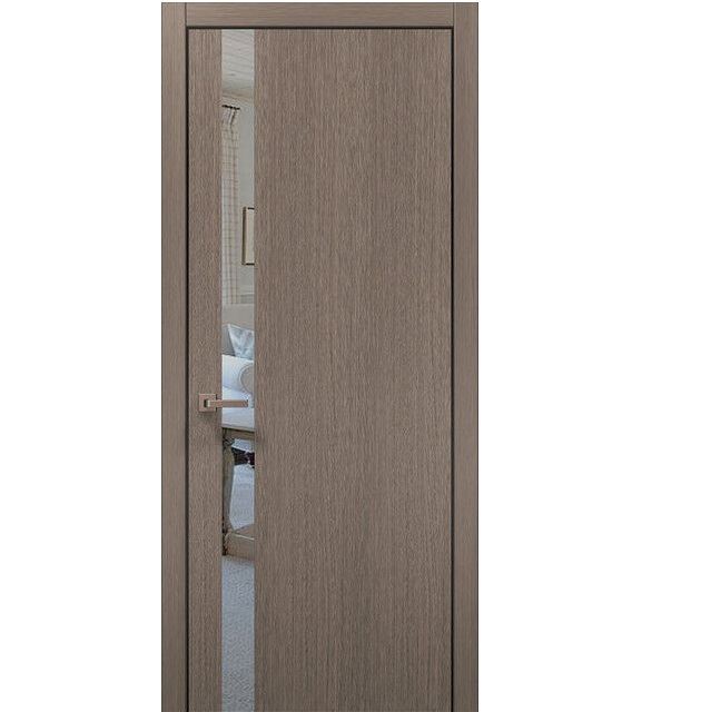 Двері міжкімнатні Папа Карло Plato PL-04 Дуб сірий ПП (глухі-щитові)