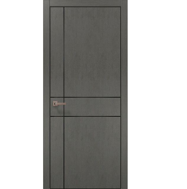 Двери межкомнатные Папа Карло Plato PL-30 Бетон серый ПП (глухие-щитовые)