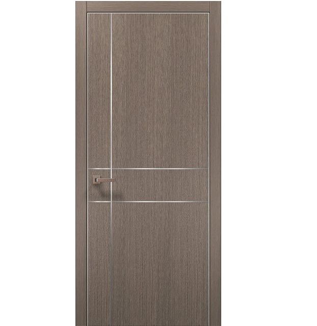 Двери межкомнатные Папа Карло Plato PL-30 Дуб серый ПП (глухие-щитовые)