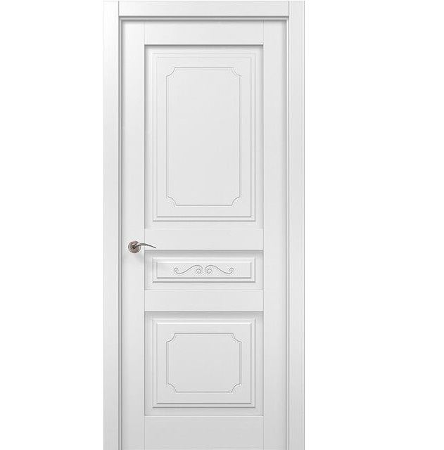 Двері міжкімнатні Папа Карло Millenium ML-1201 Білий матовий (глухі)