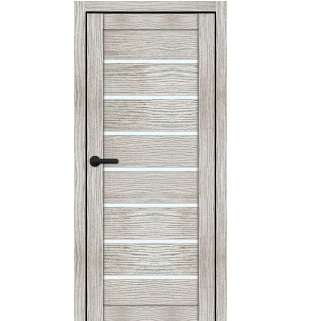 Двері міжкімнатні Portalino PL-ECO-02 Горна модрина ЕКО (зі склом сатин)