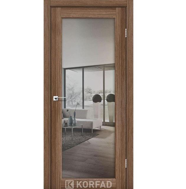 Двери межкомнатные Корфад/ KORFAD SV-01 Дуб грей с зеркалом
